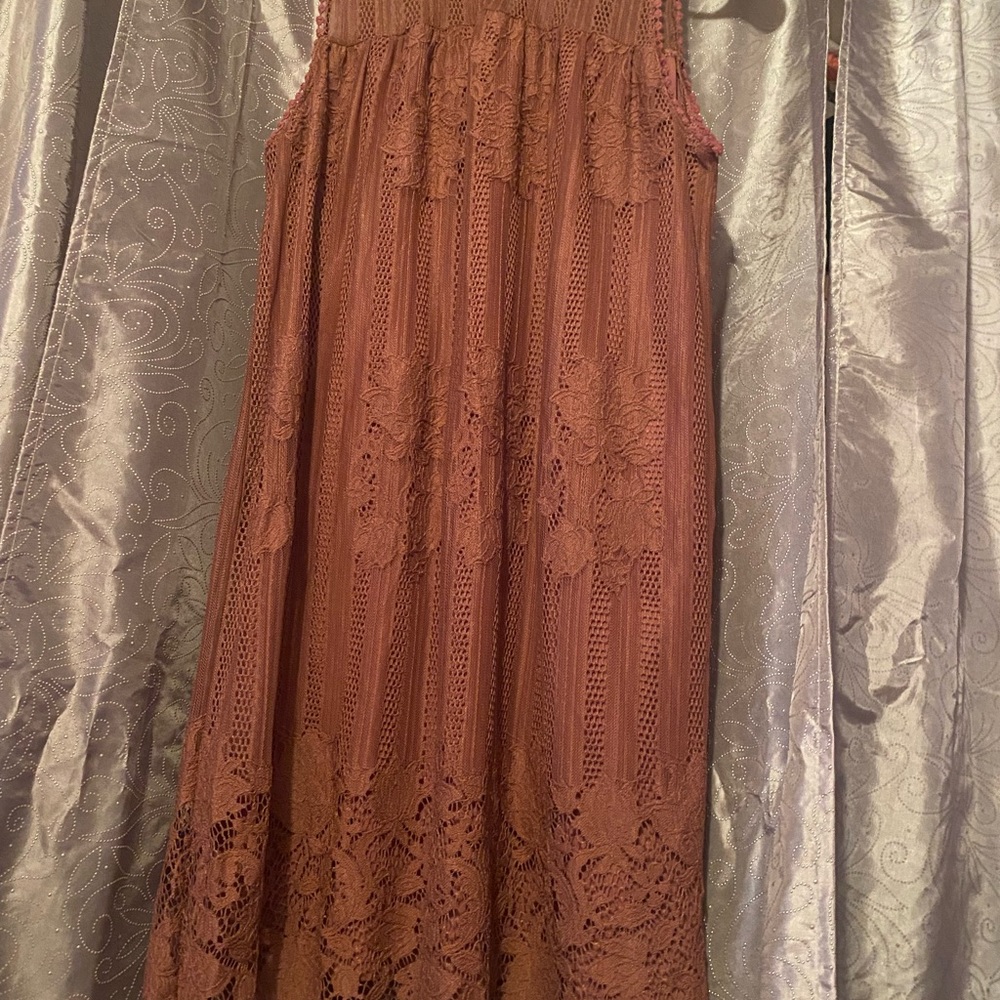 Mauve mini dress. Size juniors large